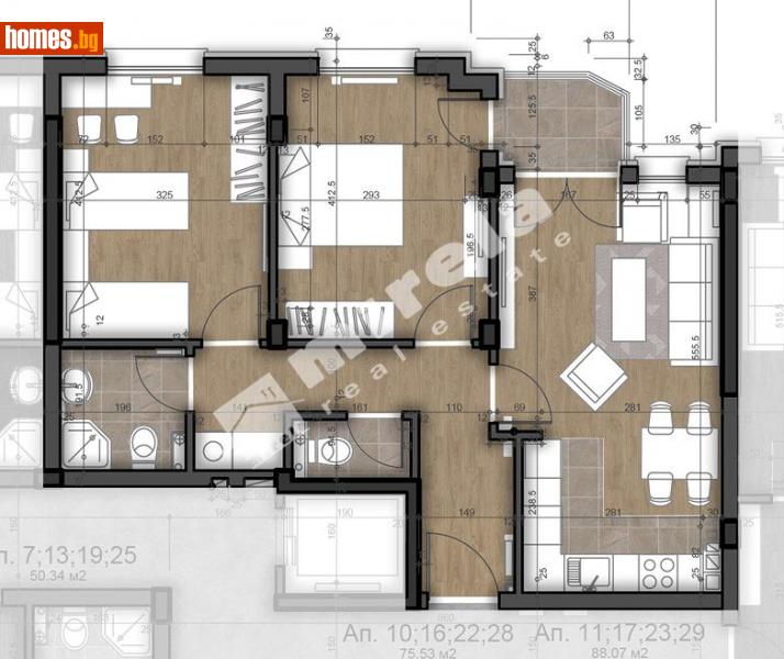 Тристаен, 97m² - Жк. Левски В, София - Апартамент за продажба - МИРЕЛА - 114973789