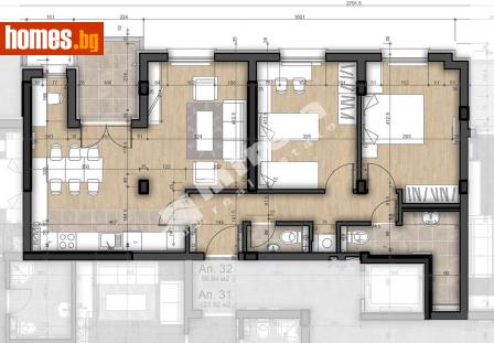 Тристаен, 123m² - Апартамент за продажба - 114973804