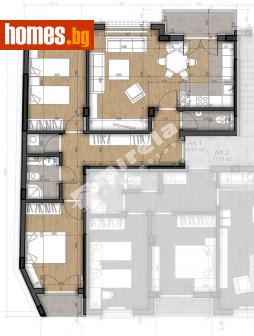 Тристаен, 120m² - Апартамент за продажба - 114973824