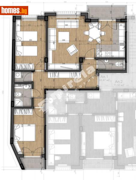 Тристаен, 120m² - Жк. Левски В, София - Апартамент за продажба - МИРЕЛА - 114973824