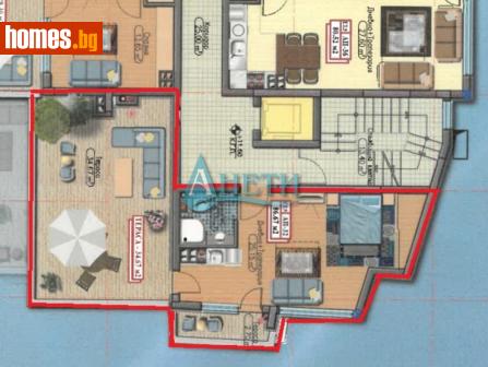 Едностаен, 87m² - Апартамент за продажба - 115068300