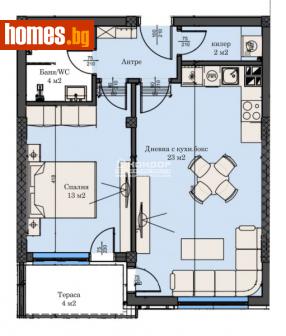 Двустаен, 66m² - Апартамент за продажба - 115211026