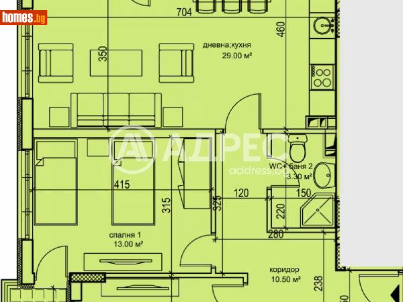 Тристаен, 106m² - Кв. Кършияка, Пловдив - Апартамент за продажба - АДРЕС НЕДВИЖИМИ ИМОТИ - 115241215