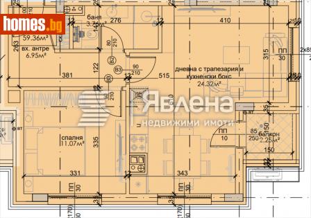 Двустаен, 66m² - Апартамент за продажба - 115370281