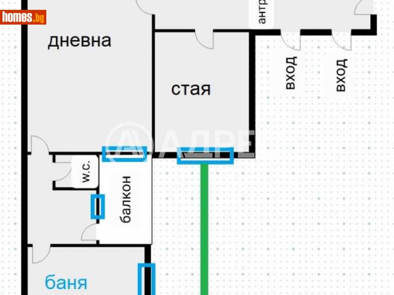 Многостаен, 178m² -  Център, София - Апартамент за продажба - АДРЕС НЕДВИЖИМИ ИМОТИ - 115463525