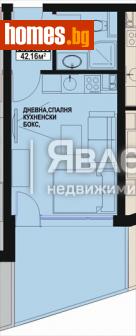 Едностаен, 42m² - Апартамент за продажба - 115479599