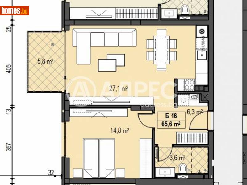 Двустаен, 73m² - Кв. Бояна, София - Апартамент за продажба - АДРЕС НЕДВИЖИМИ ИМОТИ - 115560220