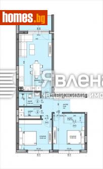 Тристаен, 106m² - Апартамент за продажба - 115655263