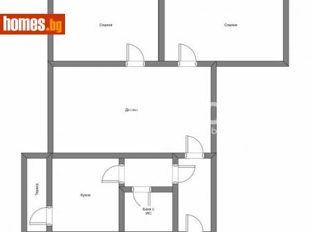 Тристаен, 73m² - Апартамент за продажба - 115683088