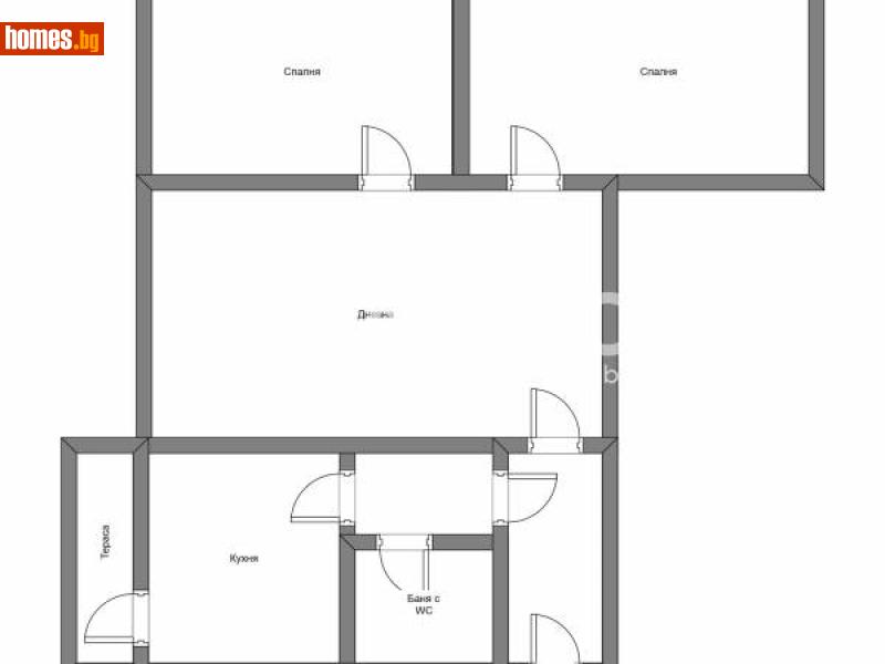 Тристаен, 73m² -  Център, София - Апартамент за продажба - АДРЕС НЕДВИЖИМИ ИМОТИ - 115683088