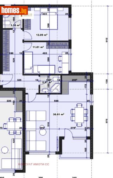Тристаен, 115m² - Кв. Железник, Стара Загора - Апартамент за продажба - КОНСУЛТ ИМОТИ СС - 115714551