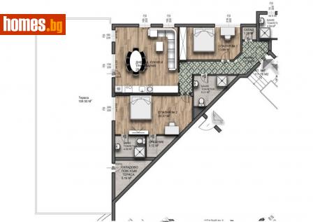 Тристаен, 220m² - Апартамент за продажба - 115744808