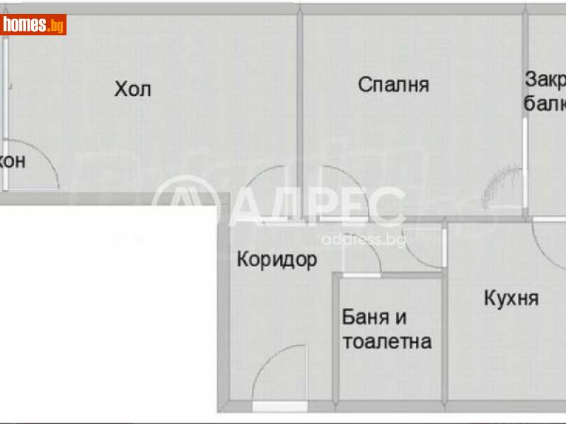 Двустаен, 65m² - Жк. Стрелбище, София - Апартамент за продажба - АДРЕС НЕДВИЖИМИ ИМОТИ - 115763427