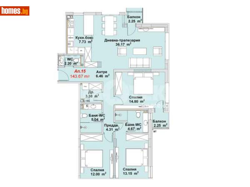 Многостаен, 144m² - Кв. Бояна, София - Апартамент за продажба - ИМОТЕКА АД - 115853806