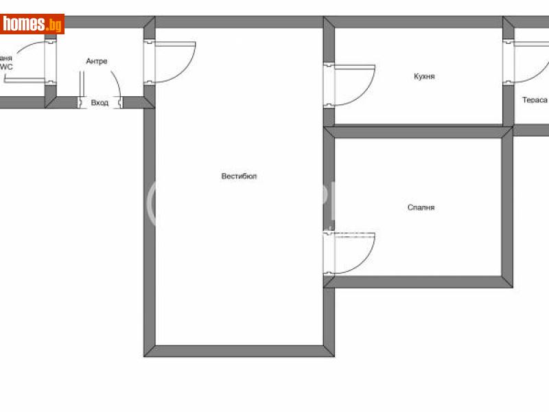 Двустаен, 59m² -  Център, София - Апартамент за продажба - АДРЕС НЕДВИЖИМИ ИМОТИ - 115867911