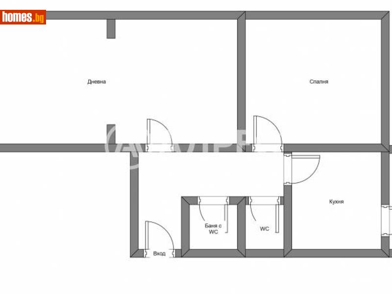 Двустаен, 76m² -  Център, София - Апартамент за продажба - АДРЕС НЕДВИЖИМИ ИМОТИ - 115896084