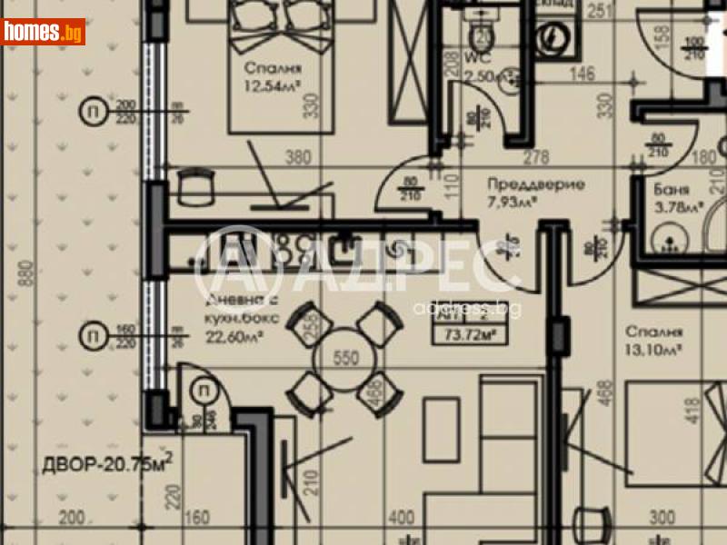 Тристаен, 100m² - Кв. Малинова Долина, София - Апартамент за продажба - АДРЕС НЕДВИЖИМИ ИМОТИ - 115958524