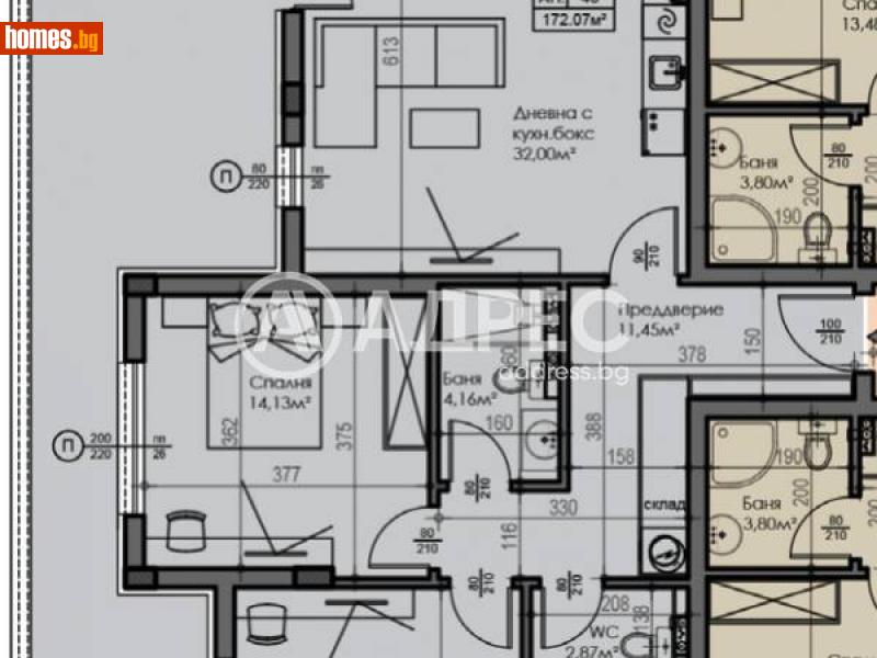Тристаен, 180m² - Кв. Малинова Долина, София - Апартамент за продажба - АДРЕС НЕДВИЖИМИ ИМОТИ - 115958661