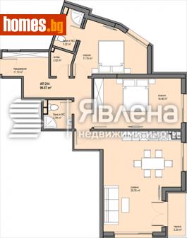 Тристаен, 114m² - Апартамент за продажба - 116140888