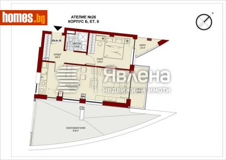 Двустаен, 113m² - Апартамент за продажба - 116160954