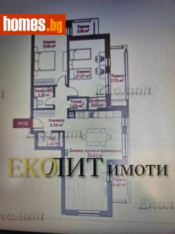 Тристаен, 154m² - Апартамент за продажба - 116162151