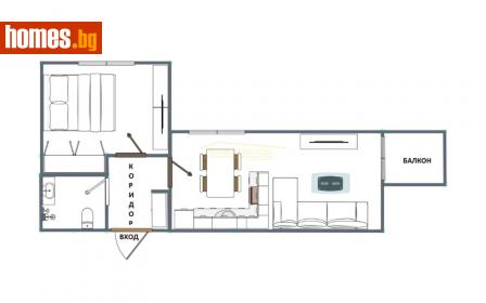 Двустаен, 74m² - Апартамент за продажба - 116177248