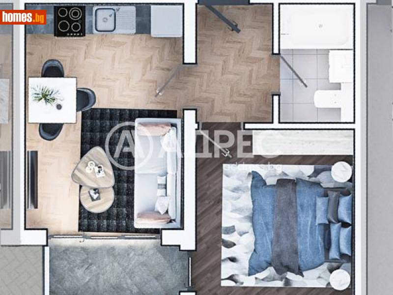 Двустаен, 57m² - София, София - град - Апартамент за продажба - АДРЕС НЕДВИЖИМИ ИМОТИ - 116185637