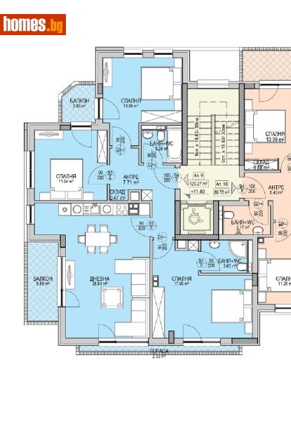 Многостаен, 136m² - Кв. Кръстова Вада, София - Апартамент за продажба - Титан Пропъртис - 116192968