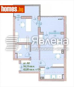 Двустаен, 63m² - Апартамент за продажба - 116220253