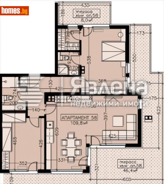 Тристаен, 194m² - Кв. Манастирски Ливади, София - Апартамент за продажба - ЯВЛЕНА - 116228244