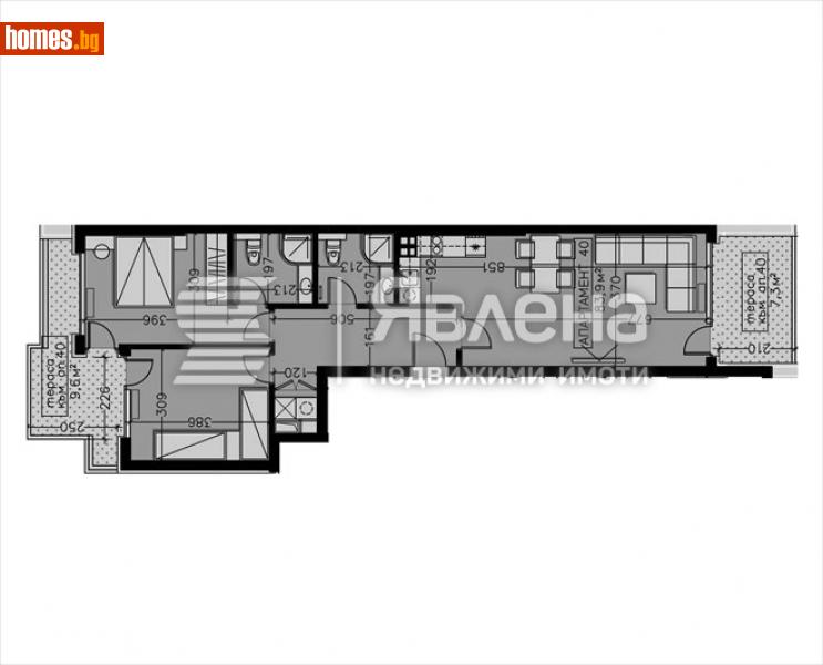 Тристаен, 120m² - Кв. Манастирски Ливади, София - Апартамент за продажба - ЯВЛЕНА - 116228245