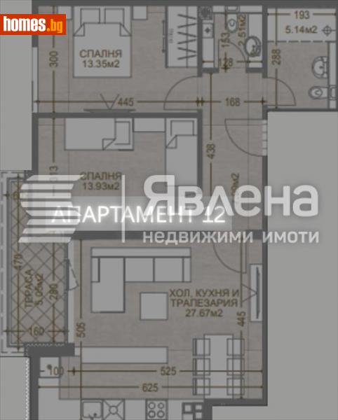 Тристаен, 104m² - Кв. Манастирски Ливади, София - Апартамент за продажба - ЯВЛЕНА - 116228258