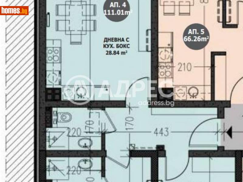 Тристаен, 111m² - Кв. Малинова Долина, София - Апартамент за продажба - АДРЕС НЕДВИЖИМИ ИМОТИ - 116290398