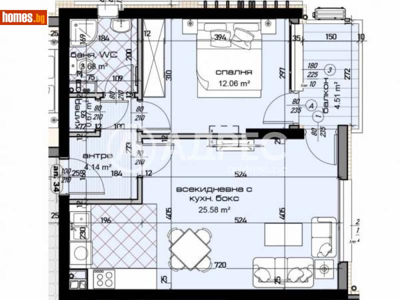 Двустаен, 72m² - Варна, Варна - Апартамент за продажба - АДРЕС НЕДВИЖИМИ ИМОТИ - 116290671