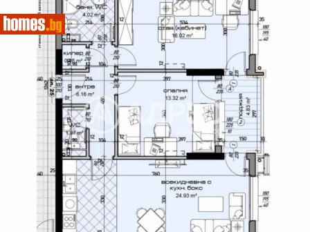 Тристаен, 83m² - Апартамент за продажба - 116290680