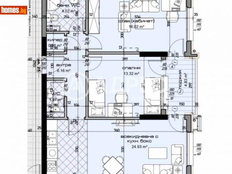 Тристаен, 83m² - Варна, Варна - Апартамент за продажба - АДРЕС НЕДВИЖИМИ ИМОТИ - 116290680
