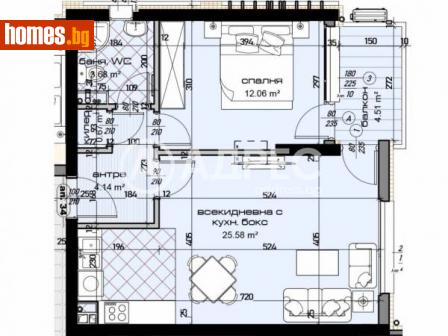 Двустаен, 75m² - Апартамент за продажба - 116290741