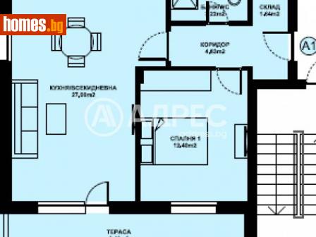 Двустаен, 69m² - Апартамент за продажба - 116306880