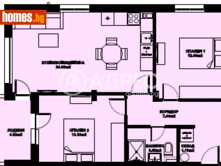Тристаен, 80m² - Апартамент за продажба - 116306967