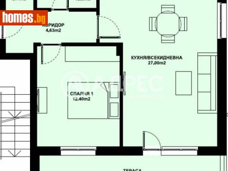 Двустаен, 69m² - Апартамент за продажба - 116307001