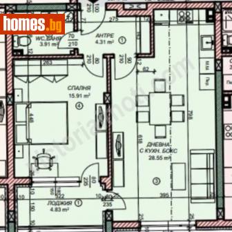 Двустаен, 65m² - Апартамент за продажба - 116394619