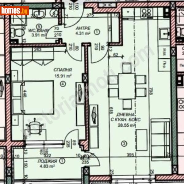 Двустаен, 65m² - Жк. Картала, Велико Търново - Апартамент за продажба - ВИКТОРИЯ ИМОТИ - 116394619