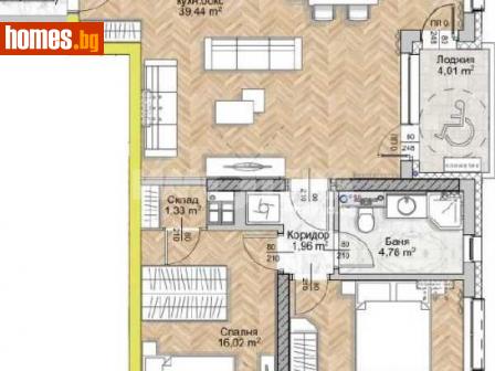 Тристаен, 123m² - Апартамент за продажба - 116443988