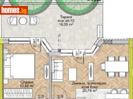 Двустаен, 54m² - Апартамент за продажба - 116460133