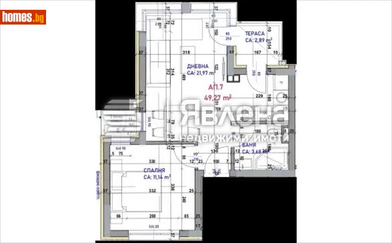 Двустаен, 67m² - Кв. Крайморие, Бургас - Апартамент за продажба - ЯВЛЕНА - 116485659