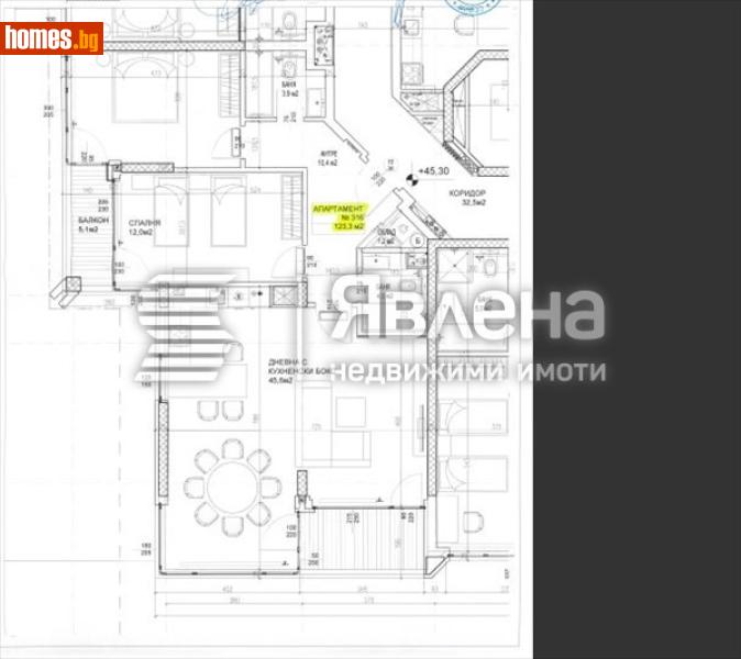 Тристаен, 150m² - Жк. Дружба 2, София - Апартамент за продажба - ЯВЛЕНА - 116503401