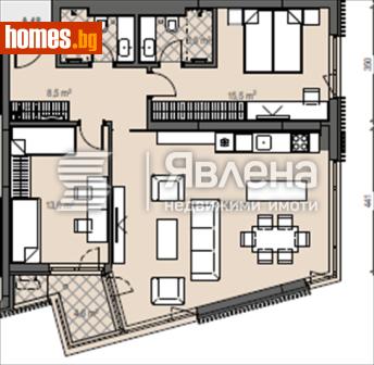 Тристаен, 111m² - Апартамент за продажба - 116516974