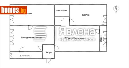 Тристаен, 92m² - Апартамент за продажба - 116530932