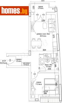 Двустаен, 61m² - Апартамент за продажба - 116540141