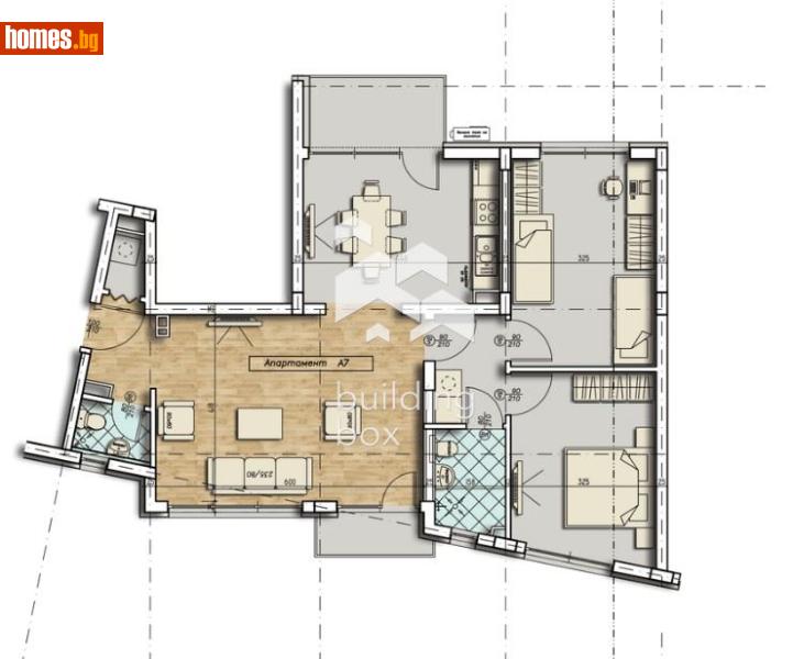 Тристаен, 122m² - Жк. Стрелбище, София - Апартамент за продажба - Билдинг Бокс - 116543926